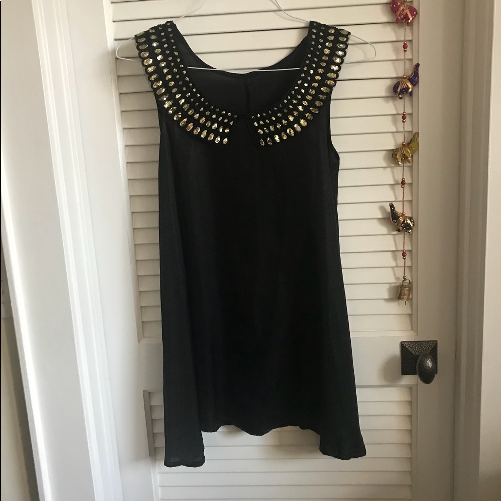 Mini black dress